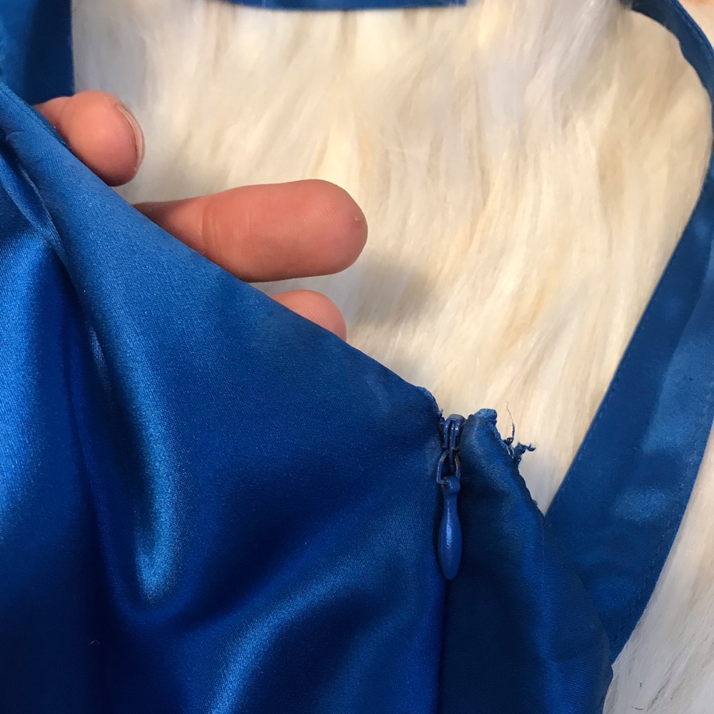Adrianna Papell Petit Silk Dress - Picture 6 of 8